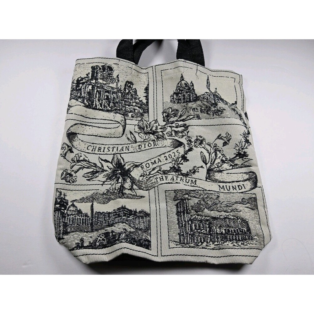 Christian Dior Roma 2025 Theatrum Mundi Canvas Tote Bag GWP Promo Novelty VIP